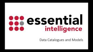 Data Object Model & Data Catalogues