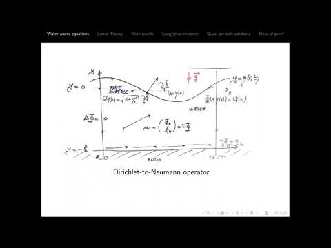Massimiliano Berti: Dynamics of Water Waves