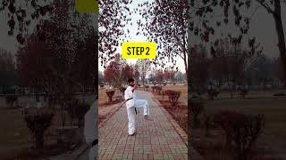 Tornado 360 round kick Easy tutorial learn in 3 steps #mma #taekwondo #martialarts #ufc