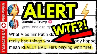 ⚡ALERT! TRUMP ISSUES NUCLEAR THREAT TO PUTIN! RUSSIA RESPONDS! LAST WW3 VIDEO ON THIS CHANNEL.