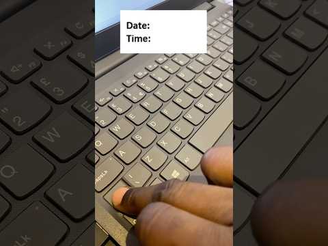 Insert Date & Time Instantly with This Keyboard Shortcut! 🖥️⌨️ #computertricks #computerkeyboard