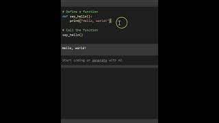Python shorts Masterclass