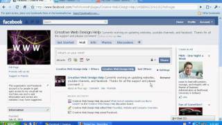 Creative Web Design Help Facebook and You Tube Locations