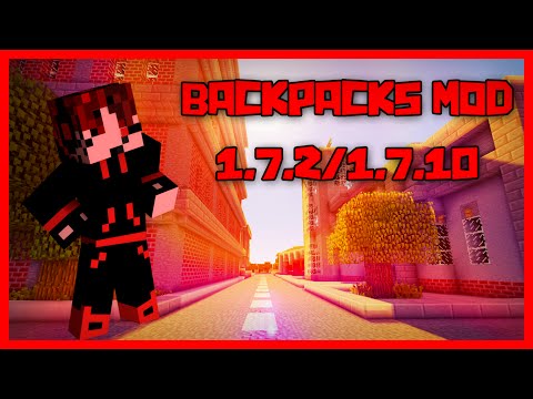 BackPacks Mod Necesitas mas inventario aquí tu solución 1.7.2/1.7.10