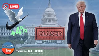 $NKE +4% Earnings Beat 🚀 Govt Shutdown Hits 🏛️ | $SPY $QQQ Live Trading Oct 1