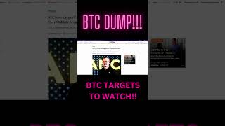 HUGE BTC DUMP!!!