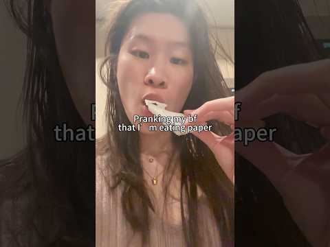 Brb he’s off to munch on some real paper now