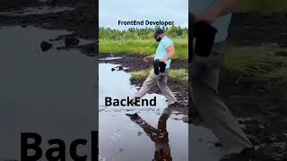 When a front-end developer wants to learn back-end #FunnyProgrammer #TrendingNow #devforall