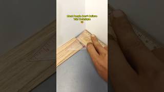 Quick Way to Measure Out-of-Square Angles #woodworking #woodwork #carpentry #joinery #shorts