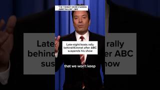 Late-night hosts rally behind Kimmel after ABC suspends his show
