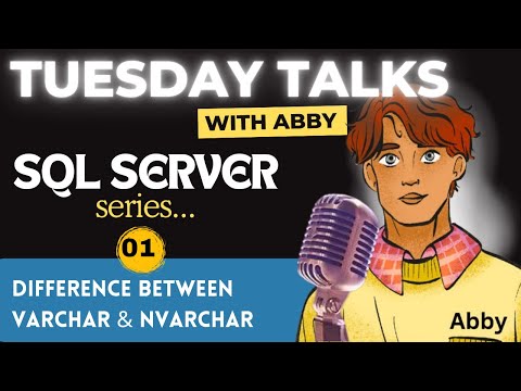 SQL Server Interview Question  | Difference between varchar and nvarchar | @codewithabby | 2024