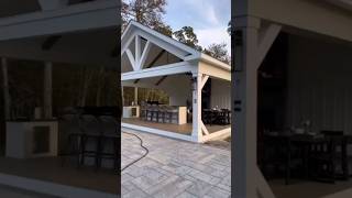 The ULTIMATE Outdoor Living Space #outdoorkitchen #backyarddesign #backyardgoals