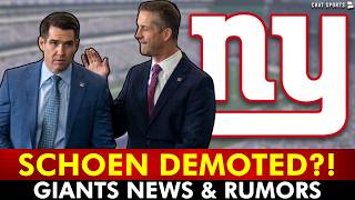 🚨Giants & John Harbaugh DEMOTED Joe Schoen?!? New York Giants News