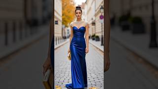 Flowing Elegance #FlowingBeauty #LongDressFashion #ElegantLooks #RunwayGlam #ChicWardrobe