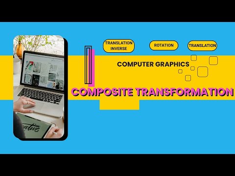 Composite Transformation : Translation inverse, Rotation, Translation | Important topic for UGC NET.