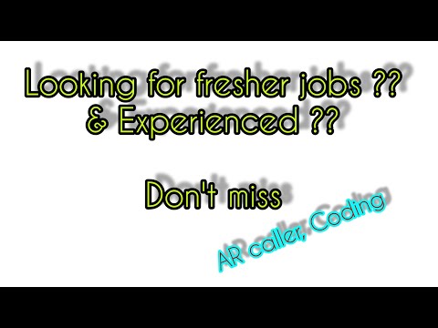 Looking for fresher jobs?? & for Experienced?? Don't miss @Medicalcodingjobsforall