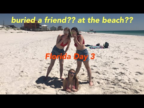 Buried a Friend???(no clickbait) beach day!!- Florida Day 3