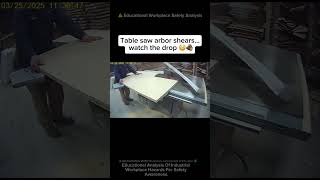 ⚠️ INSANE Table Saw SMASHES Inside 😳🪵 #shorts