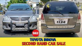 Second hand Toyota Innova Car Sale Single Owner Car