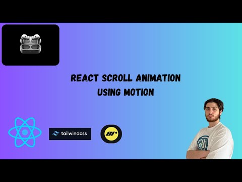 React Scroll video animation (using motion)