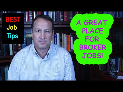 Looking for a Broker or Financial Advisor job? Watch this!