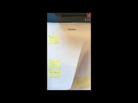 Agile At Home Weekly Planning
