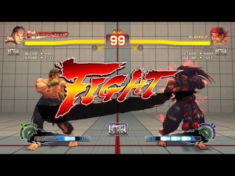 USFIV: Ryu vs Evil Ryu, near-death comeback