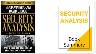 📚 Security Analysis | Classic Investment Book Summary by Benjamin Graham & David Dodd