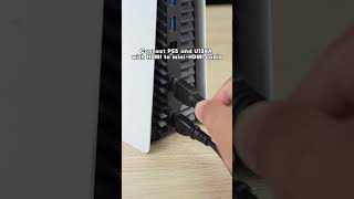 How to connect a portable display to PS5  #monitor#ps5