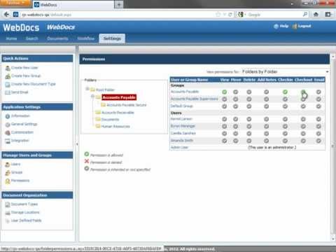 WebDocs - Windows Edition (8/8): Assigning Permissions