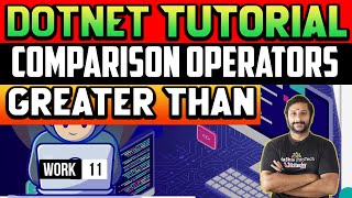 What is greater than operator in C#? | Dotnet Tutorial For Beginners #dotnet #dotnetcore #tutorial