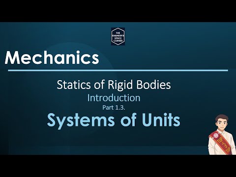 Systems of Units | Statics of Rigid Bodies | The Engineer's Space Corner