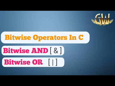 Bitwise AND (&) ,OR(|) || In c programming with example|| for biggner's.