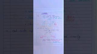 anatomy of lungs# easy notes #universityexamnotes