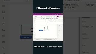 If Statement in Power Apps #if #powerapps #tutorial #tips #office #office365  #pc
