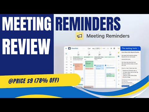 Product Review 2025 | Meeting Reminders  Lifetime Deal at $9
