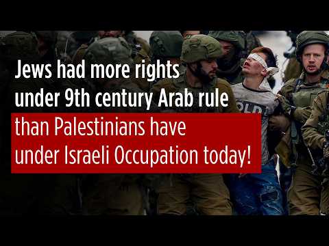 Jews had more rights in Medieval Muslim Palestine than Israel gives Palestinians today!