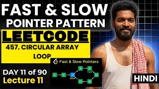 Day 11/90 |⚡457. Circular Array Loop | Fast & Slow Pointers Pattern | DSA Pattern