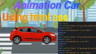 Animation Car  Using HTML CSS Easy Coding just for Beginners.