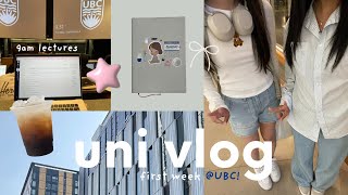 first week of uni @UBC  🧪 | orientation day, data sci grind, chill weekend + more! ⊹ ࣪ ˖
