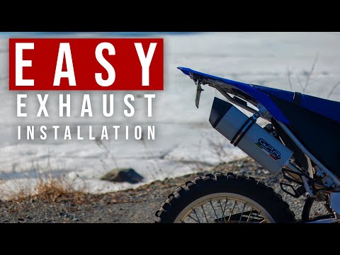 WR250R Exhaust Installation *EASY*