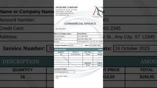 Simple InVoice Template #invoice #invoicetemplate #invoices #makeaninvoice #sampletemplate #template