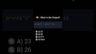Comment Your Answer What is the Output? #learnskillswithayush #coding #python #skill