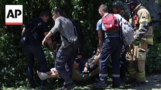 Russian ballistic missile kills 17 and injures at least 200 others in Dnipro
