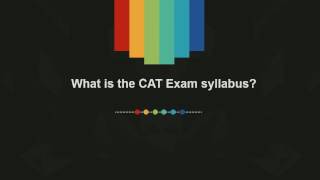 CAT Exam Syllabus