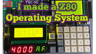 TEC-1G Z80 Computer Monitor and Add-On walkthrough