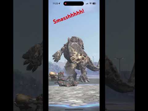 Hammer smash Baroth #gaming #monsterhunter #monsterhunternow #mobilegame #hammer