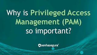 Why is Privileged Access Management (PAM) so important?
