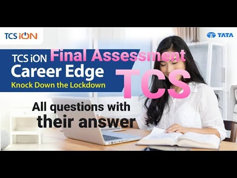 Tcs ion final assessment answers  || Career edge knockdown lockdown 2 week course