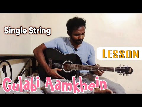 Gulabi Aankhen Guitar Tabs | Single String | For Beginners | Tutorial, Tabs, Lesson | #guitar #tabs